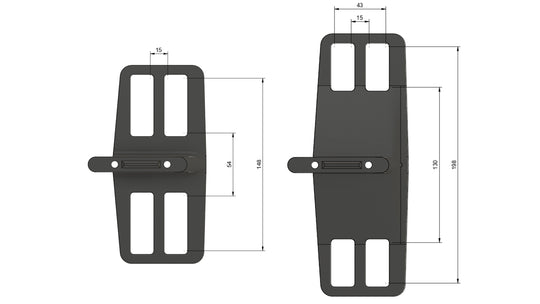 Mount plate for BTA system